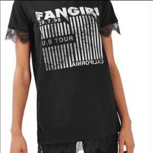 Topshop Graphic Tee size 2
